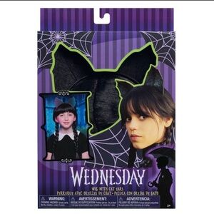Wednesday Series Wig and Cat Ears: TV
Costume Wigs, Polyester Accessory